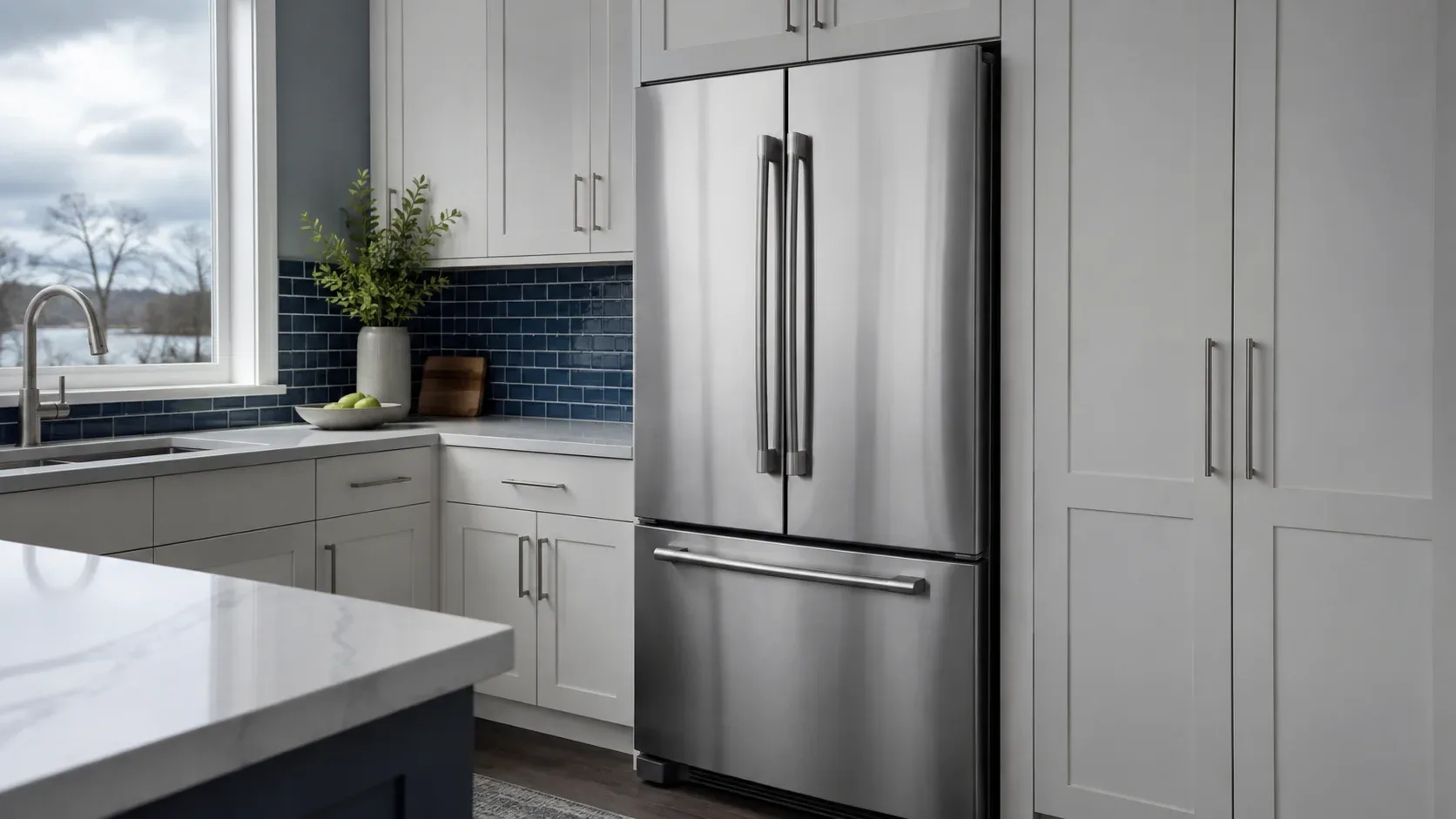 Refrigerator in a Waterloo kitchen
