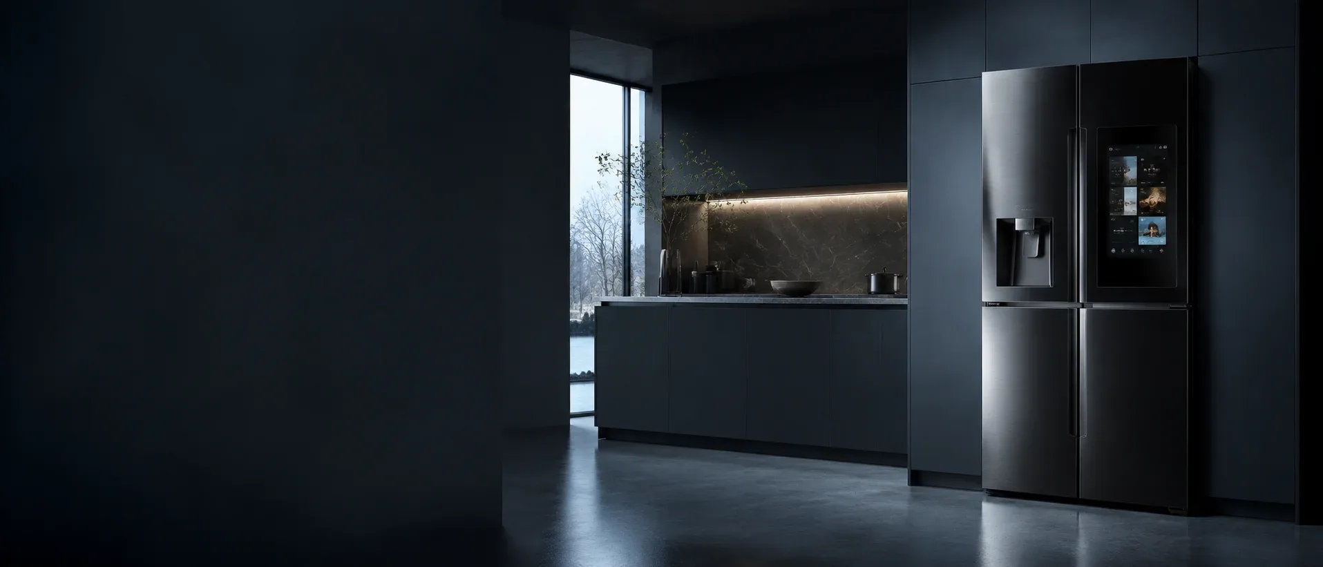 Samsung refrigerator in a Waterloo kitchen